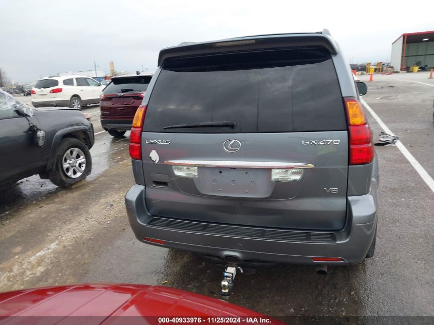 2004 Lexus Gx 470 VIN: JTJBT20X640033953 Lot: 40933976