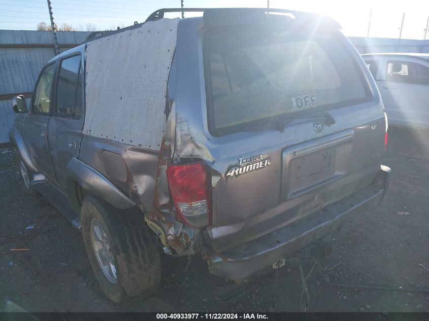 2002 Toyota 4Runner Sr5 V6 VIN: JT3GN86RX20254956 Lot: 40933977