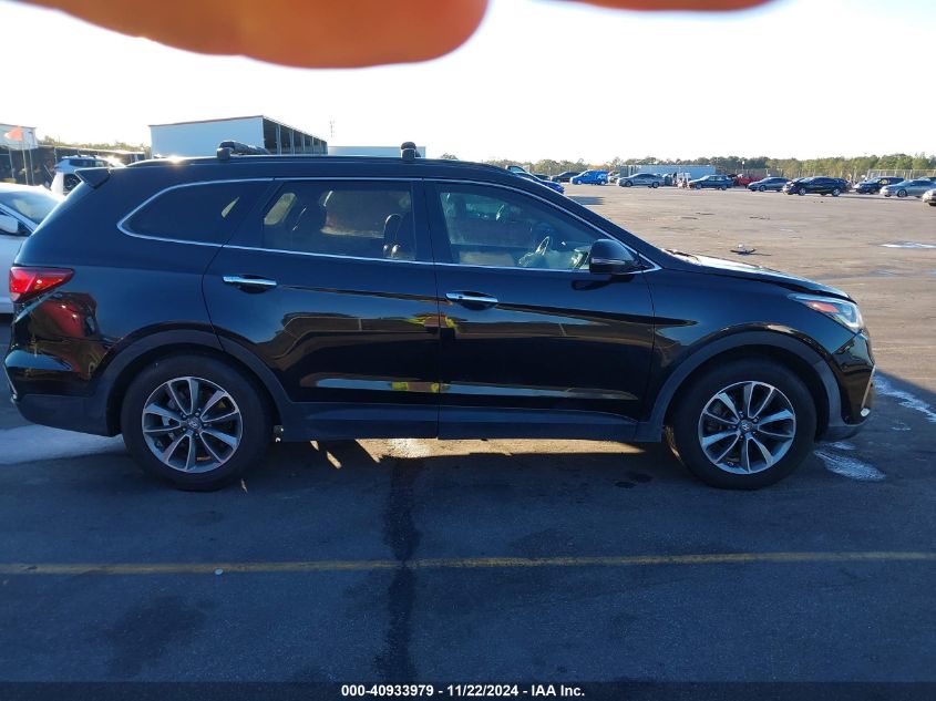 2017 Hyundai Santa Fe Limited VIN: KM8SN4HF7HU233531 Lot: 40933979