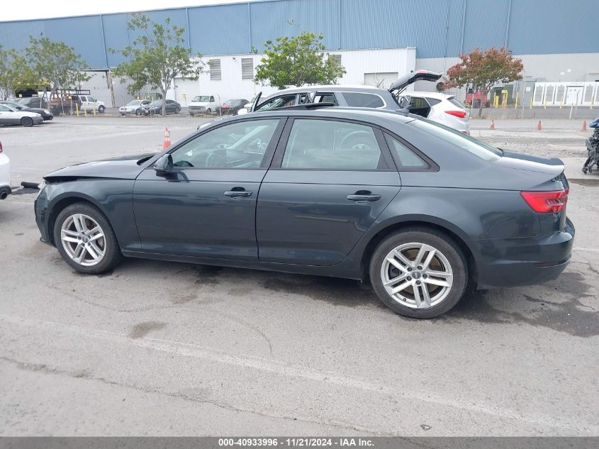 2017 Audi A4 2.0T Premium VIN: WAUGNAF49HN013891 Lot: 40933996