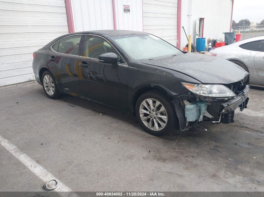 VIN JTHBW1GGXF2087885 2015 Lexus ES, 300H no.1