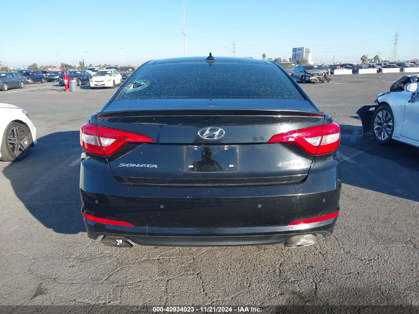 2015 Hyundai Sonata Limited VIN: 5NPE34AF5FH037161 Lot: 40934023