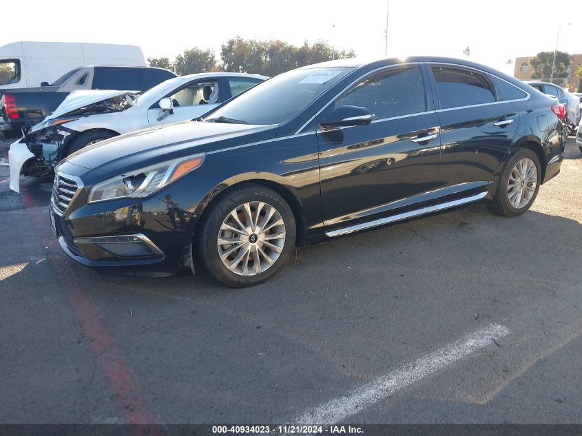 2015 Hyundai Sonata Limited VIN: 5NPE34AF5FH037161 Lot: 40934023