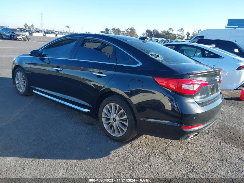 2015 Hyundai Sonata Limited VIN: 5NPE34AF5FH037161 Lot: 40934023