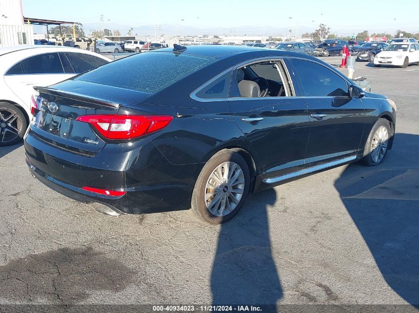 2015 Hyundai Sonata Limited VIN: 5NPE34AF5FH037161 Lot: 40934023