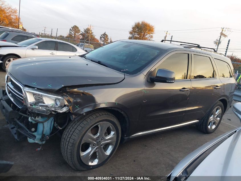 2014 Dodge Durango Limited VIN: 1C4RDHDG0EC524272 Lot: 40934031