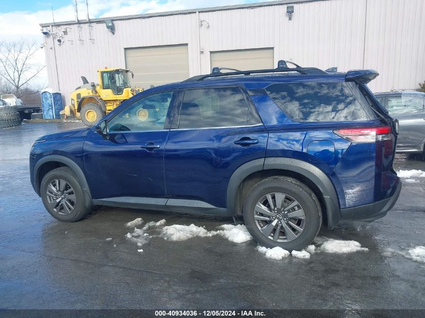 2022 Nissan Pathfinder Sv 4Wd VIN: 5N1DR3BC5NC225502 Lot: 40934036