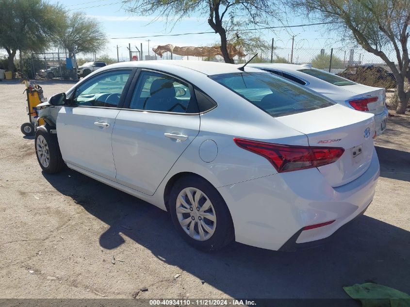 2022 Hyundai Accent Se VIN: 3KPC24A64NE157501 Lot: 40934110