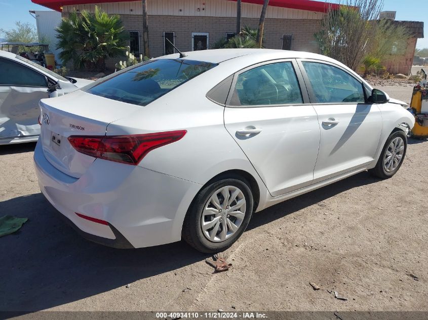 2022 Hyundai Accent Se VIN: 3KPC24A64NE157501 Lot: 40934110