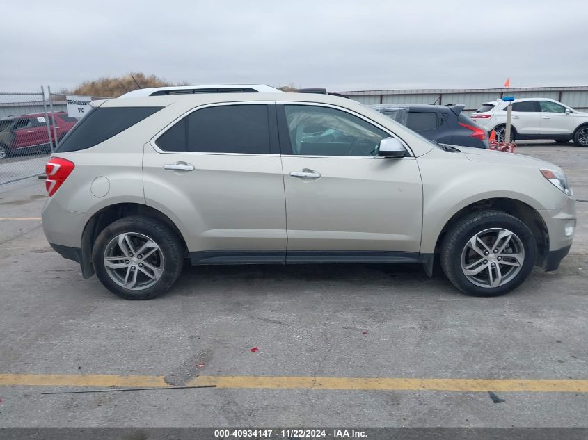 2016 Chevrolet Equinox Ltz VIN: 2GNALDEK5G1174486 Lot: 40934147