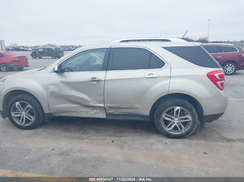 2016 Chevrolet Equinox Ltz VIN: 2GNALDEK5G1174486 Lot: 40934147