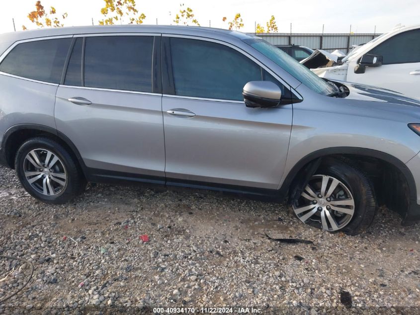 2018 Honda Pilot Ex-L VIN: 5FNYF6H55JB013351 Lot: 40934170