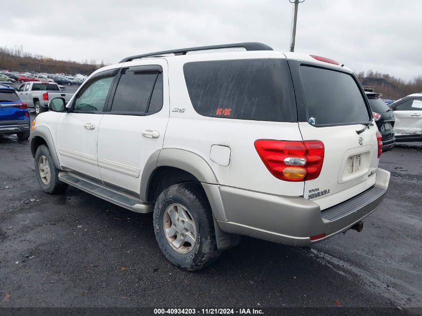 2003 Toyota Sequoia Sr5 V8 VIN: 5TDBT44AX3S144070 Lot: 40934203