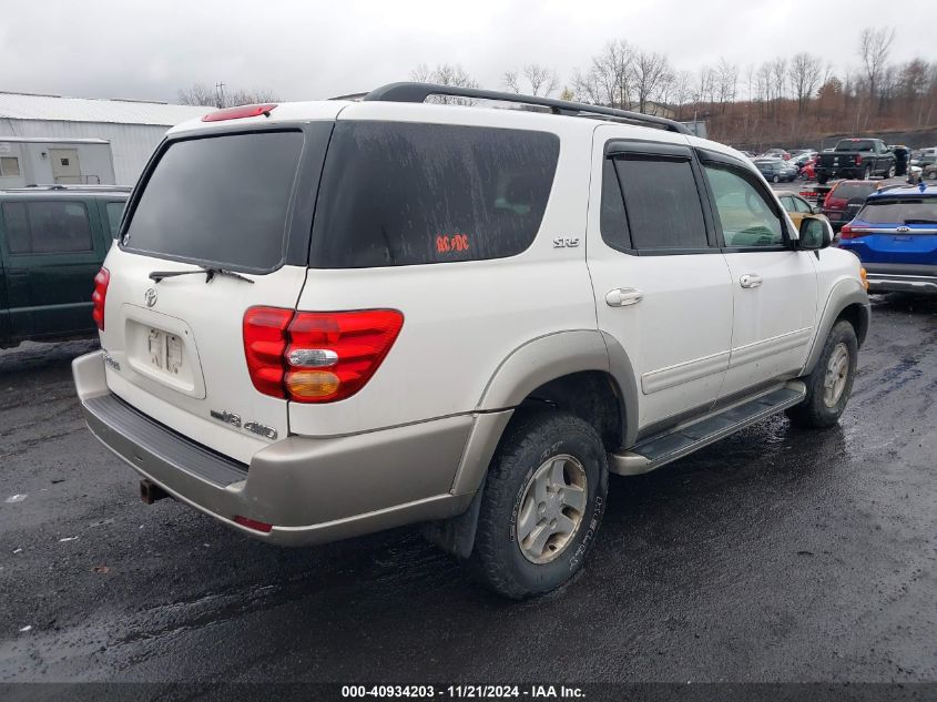 2003 Toyota Sequoia Sr5 V8 VIN: 5TDBT44AX3S144070 Lot: 40934203