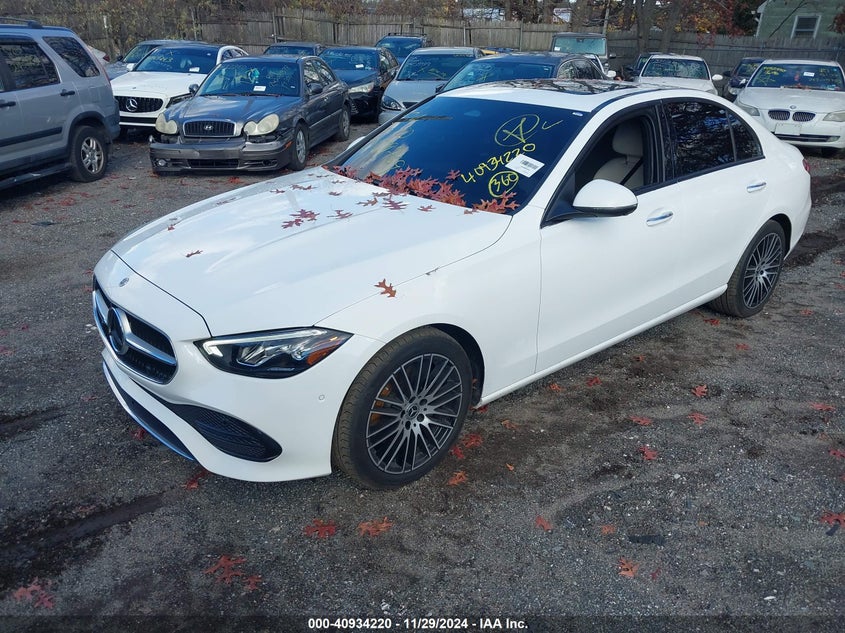 Vin: w1kaf4gb1pr134402, lot: 41423974, mercedes-benz c 300 sedan 20232