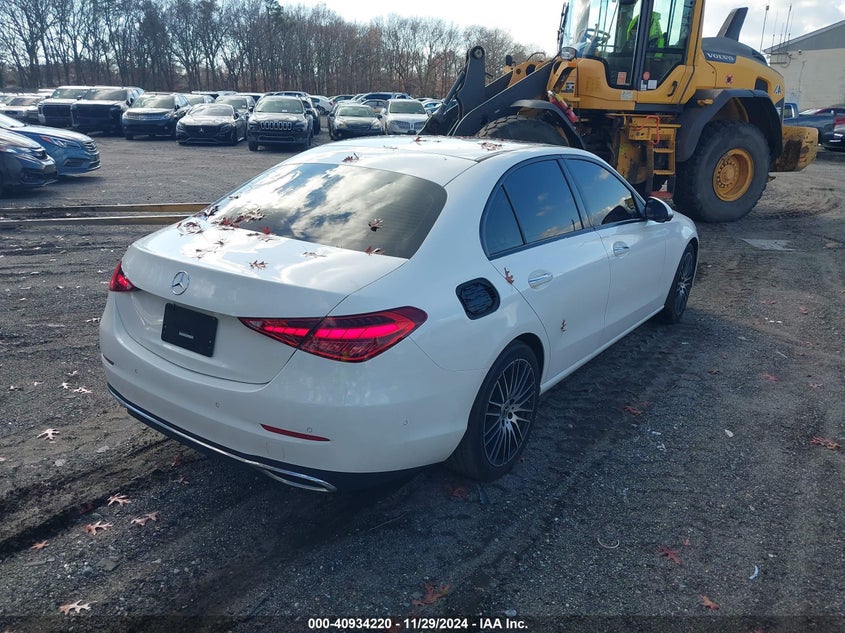 Vin: w1kaf4gb1pr134402, lot: 41423974, mercedes-benz c 300 sedan 20234