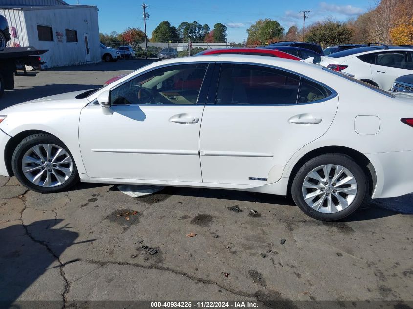 2014 Lexus Es 300H VIN: JTHBW1GG0E2061715 Lot: 40934225