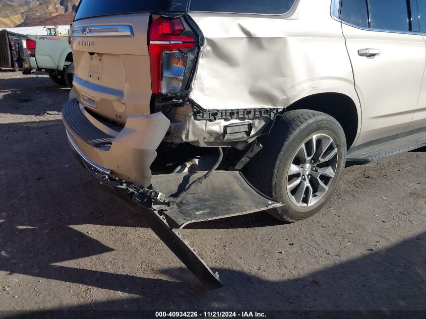 2021 Chevrolet Tahoe 2Wd Lt VIN: 1GNSCNKD9MR318754 Lot: 40934226