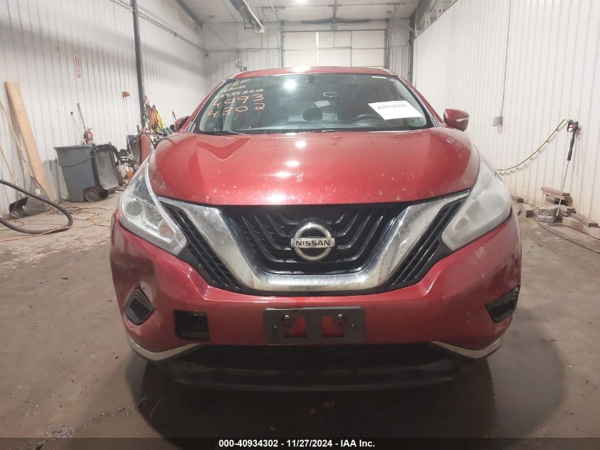 2015 Nissan Murano S VIN: 5N1AZ2MH7FN274776 Lot: 40934302