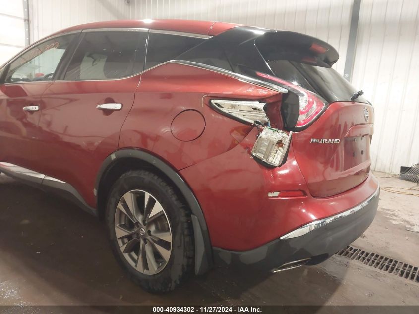 2015 Nissan Murano S VIN: 5N1AZ2MH7FN274776 Lot: 40934302