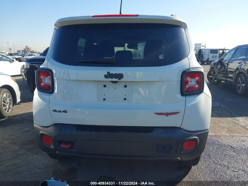 2015 Jeep Renegade Trailhawk VIN: ZACCJBCT4FPC08364 Lot: 40934331