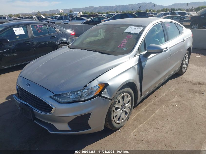 2020 Ford Fusion S VIN: 3FA6P0G79LR181781 Lot: 40934368