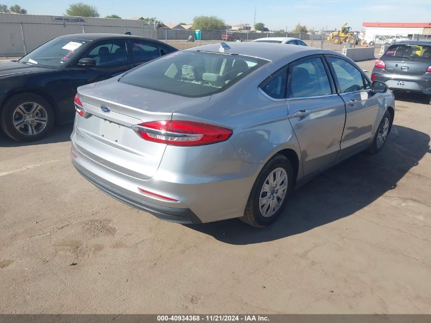 2020 Ford Fusion S VIN: 3FA6P0G79LR181781 Lot: 40934368