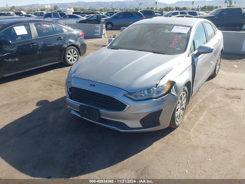 2020 Ford Fusion S VIN: 3FA6P0G79LR181781 Lot: 40934368