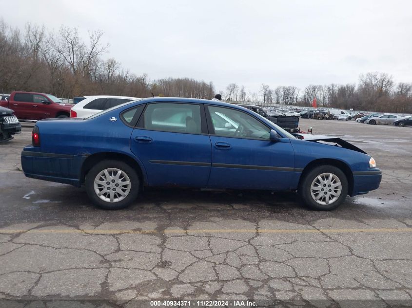 2005 Chevrolet Impala VIN: 2G1WF52E059389436 Lot: 40934371