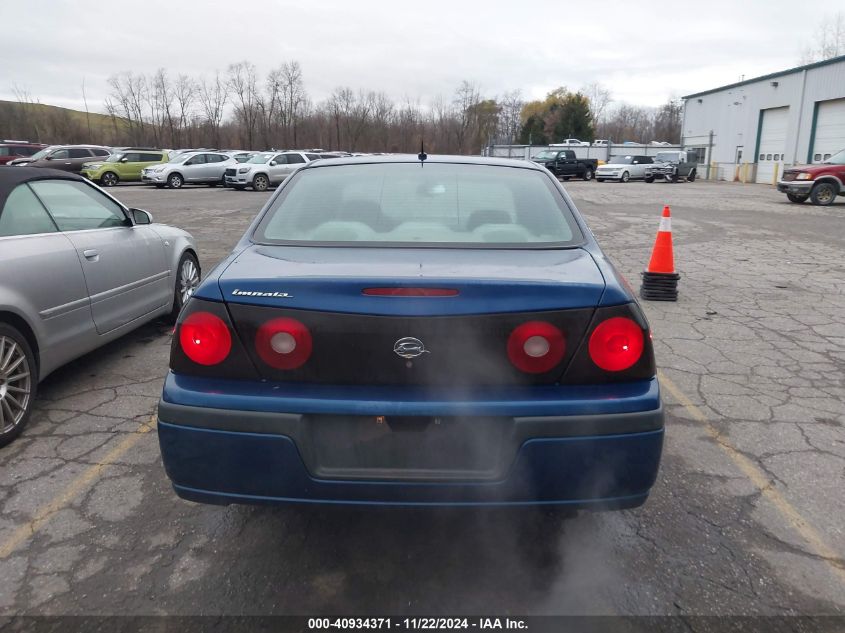 2005 Chevrolet Impala VIN: 2G1WF52E059389436 Lot: 40934371