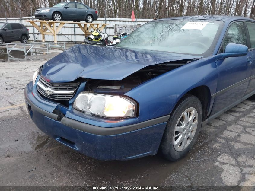 2005 Chevrolet Impala VIN: 2G1WF52E059389436 Lot: 40934371