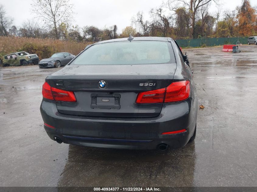 2019 BMW 530I xDrive VIN: WBAJA7C5XKWW47634 Lot: 40934377