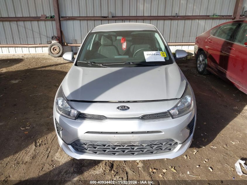 2021 Kia Rio Lx VIN: 3KPA24AD3ME414166 Lot: 40934402