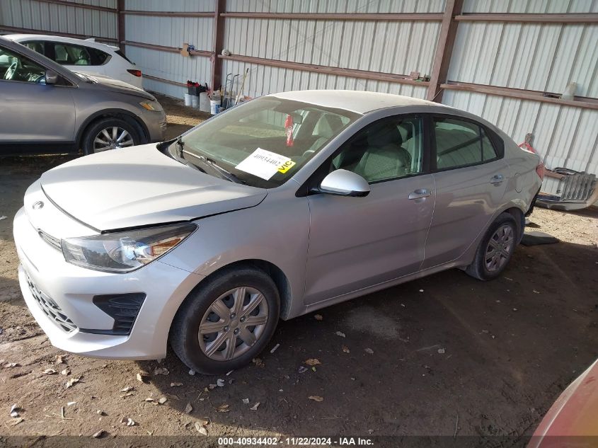 2021 Kia Rio Lx VIN: 3KPA24AD3ME414166 Lot: 40934402