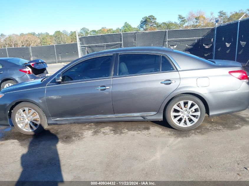 2011 Toyota Avalon Limited VIN: 4T1BK3DB2BU420012 Lot: 40934432