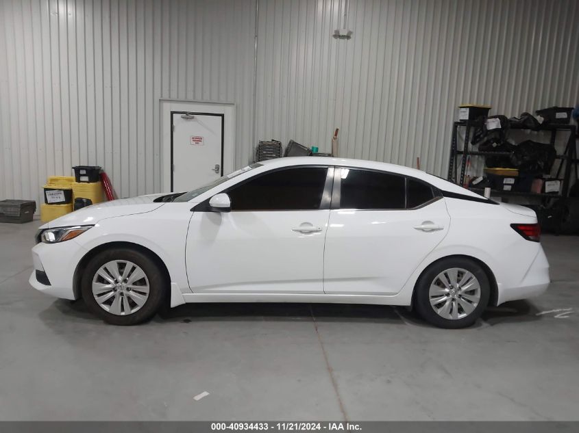 2020 Nissan Sentra S Xtronic Cvt VIN: 3N1AB8BV5LY243998 Lot: 40934433