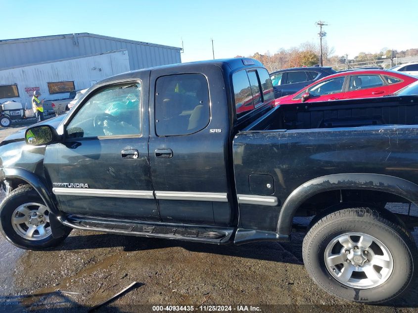 2000 Toyota Tundra Access Cab/Access Cab Sr5 VIN: 5TBBT4416YS038148 Lot: 40934435