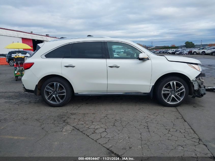 2017 Acura Mdx Advance Package VIN: 5FRYD4H85HB015887 Lot: 40934447