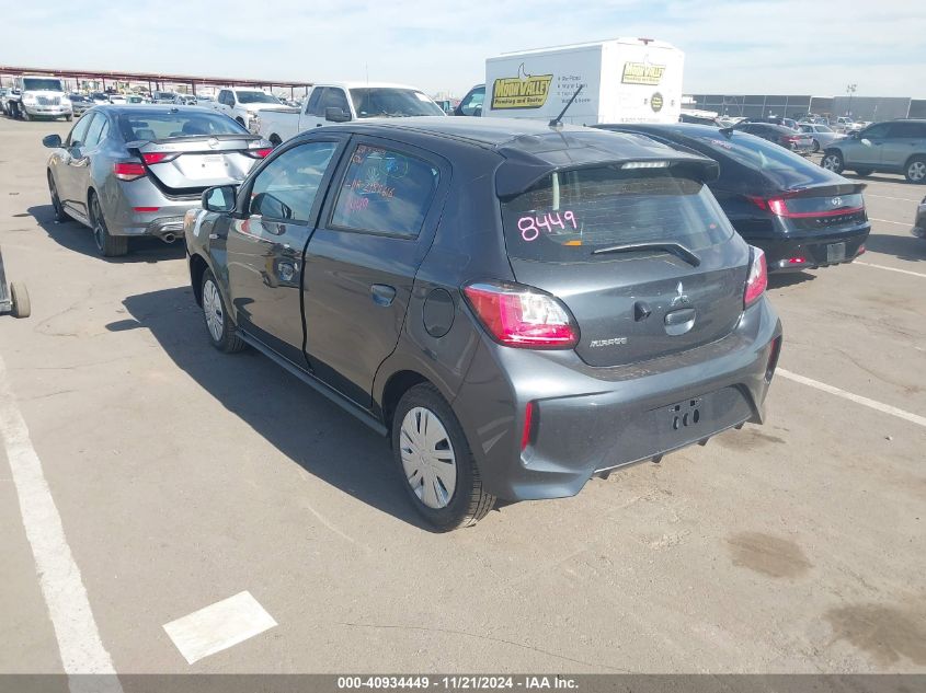 2024 Mitsubishi Mirage Es/Le VIN: ML32AUHJ9RH019366 Lot: 40934449