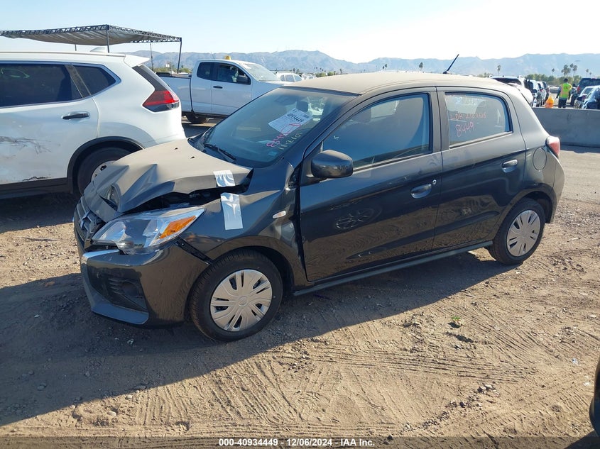 Vin: ml32auhj9rh019366, lot: 41424204, mitsubishi mirage es/le 20242