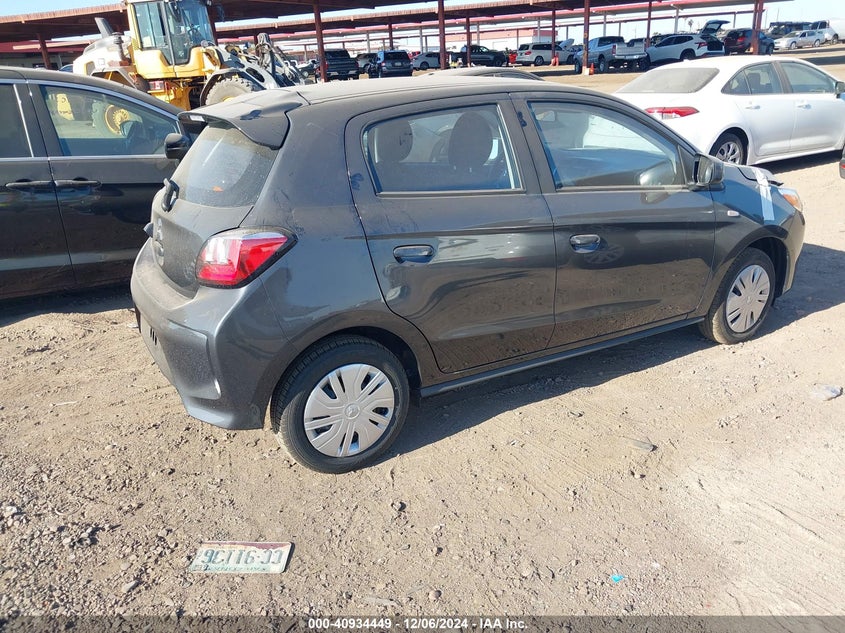 Vin: ml32auhj9rh019366, lot: 41424204, mitsubishi mirage es/le 20244