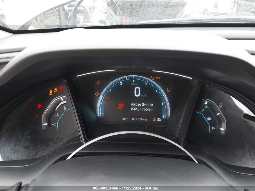 2019 HONDA CIVIC VIN: 2HGFC2F63KH529743