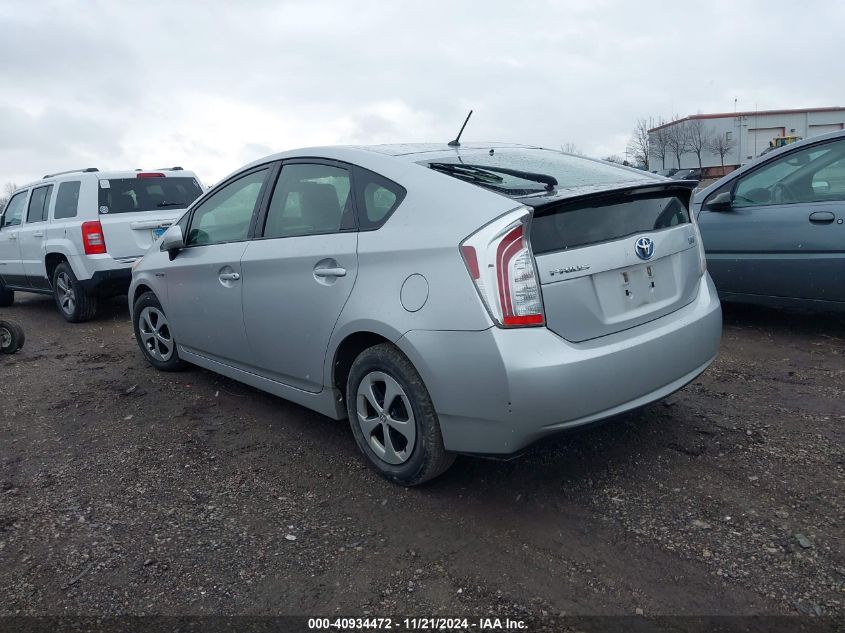 2013 Toyota Prius Two VIN: JTDKN3DU1D5656161 Lot: 40934472