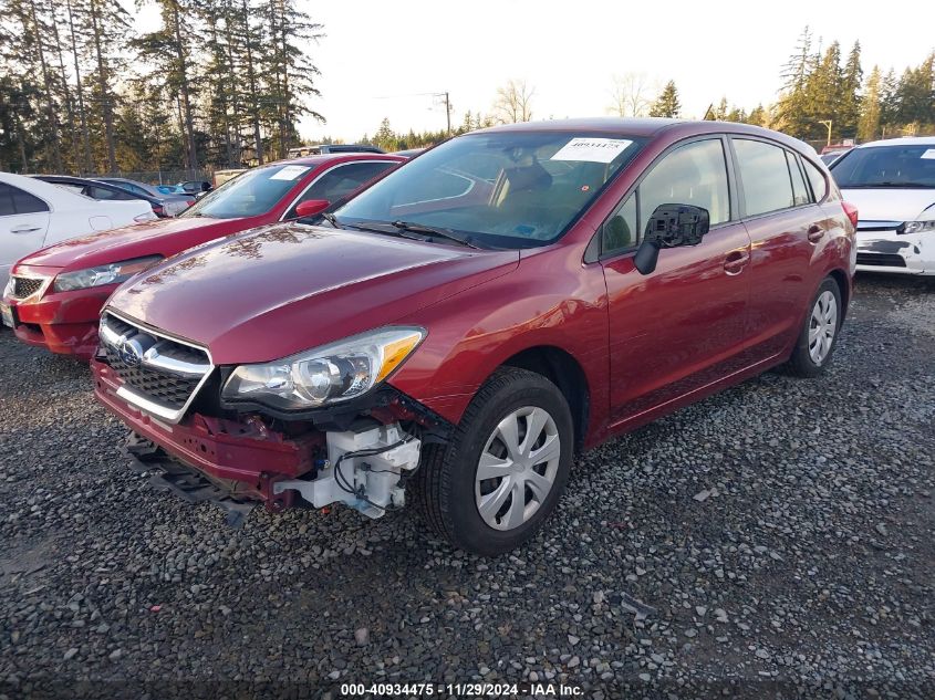 VIN JF1GPAA6XE8246068 2014 Subaru Impreza, 2.0I no.2