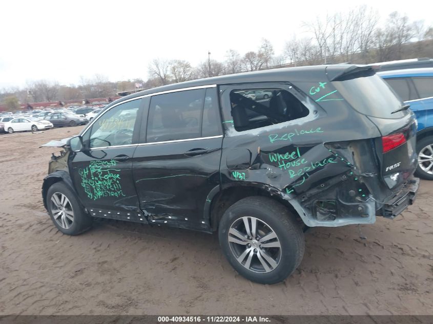 2018 Honda Pilot Ex-L VIN: 5FNYF6H55JB027556 Lot: 40934516