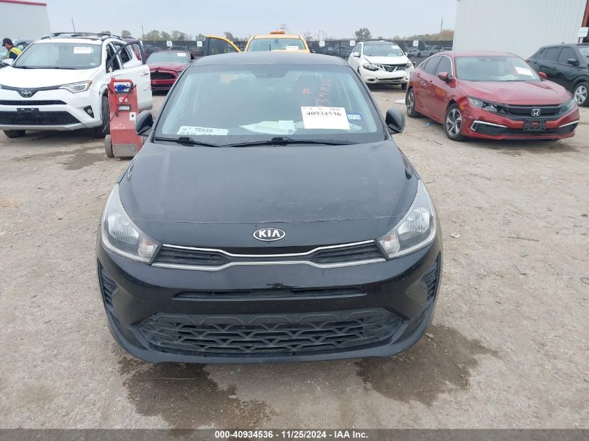 2021 Kia Rio Lx VIN: 3KPA24AD8ME383156 Lot: 40934536