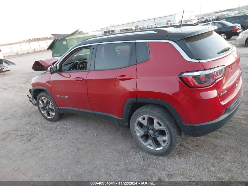 2019 Jeep Compass Limited 4X4 VIN: 3C4NJDCB8KT661076 Lot: 40934541