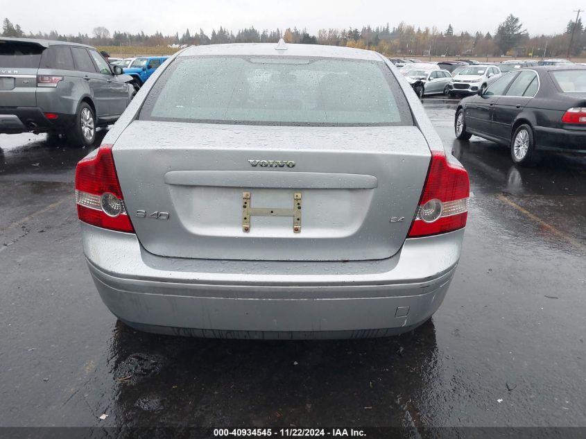 2007 Volvo S40 2.4I VIN: YV1MS390872252751 Lot: 40934545