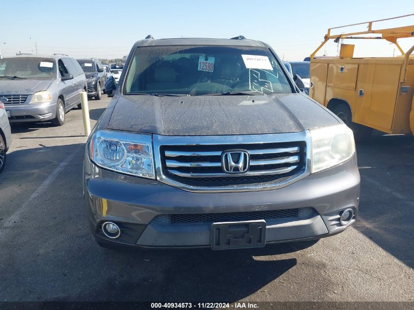 2012 Honda Pilot Touring VIN: 5FNYF3H92CB029902 Lot: 40934573