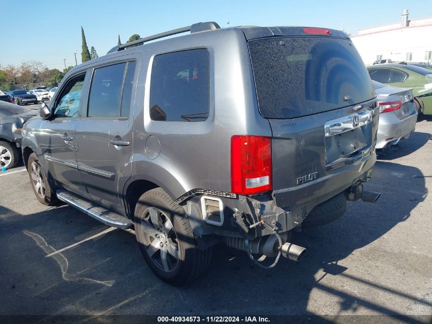 2012 Honda Pilot Touring VIN: 5FNYF3H92CB029902 Lot: 40934573